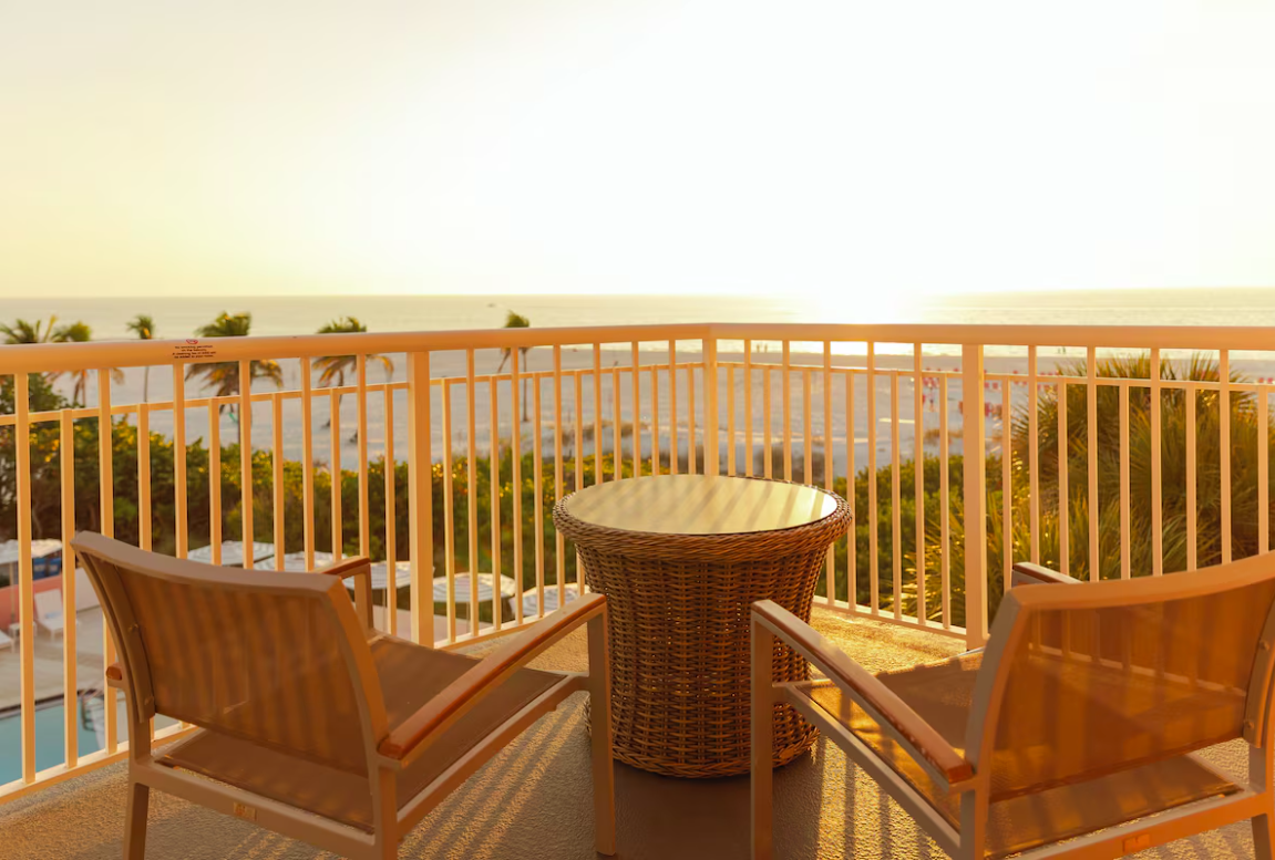 Balcony at the Beach House Suites by the Don CeSar