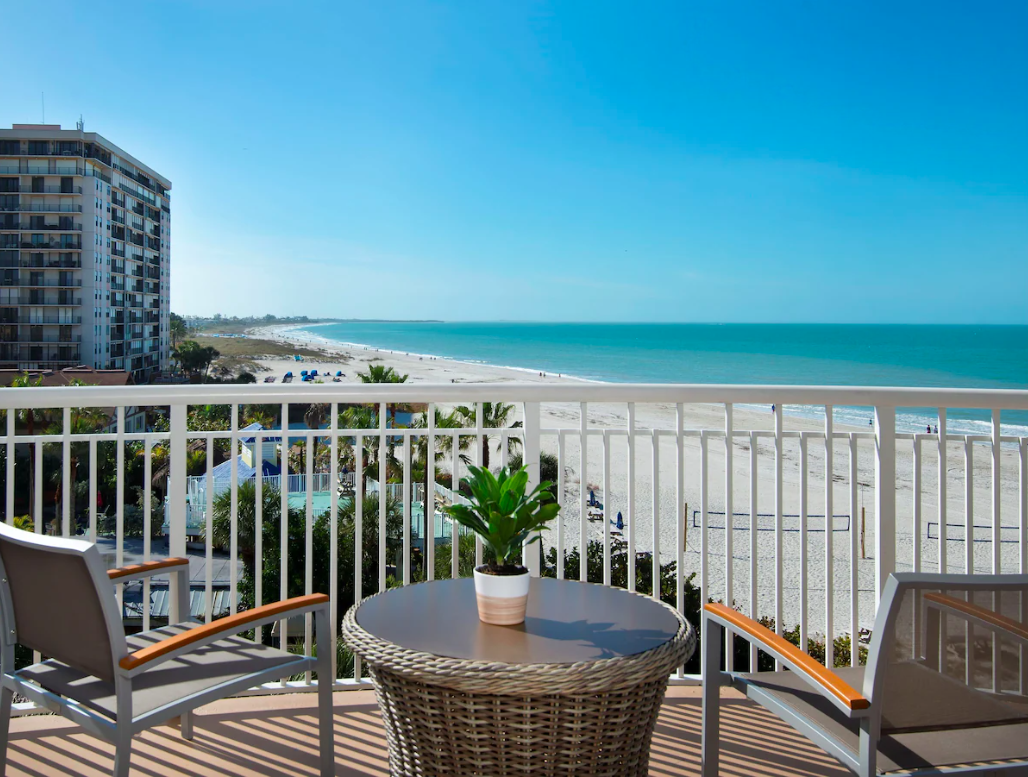 Balcony at the Beach House Suites by the Don CeSar