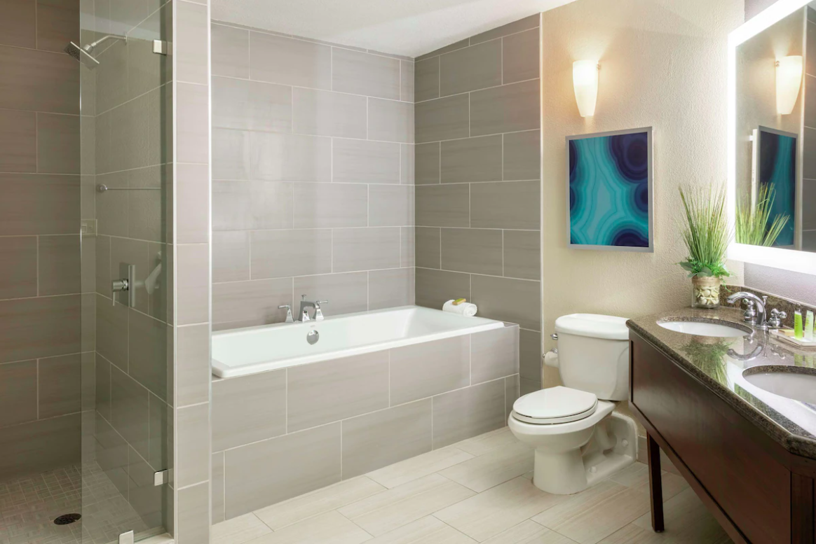 Bathroom at Hilton Clearwater Beach Resort  Spa