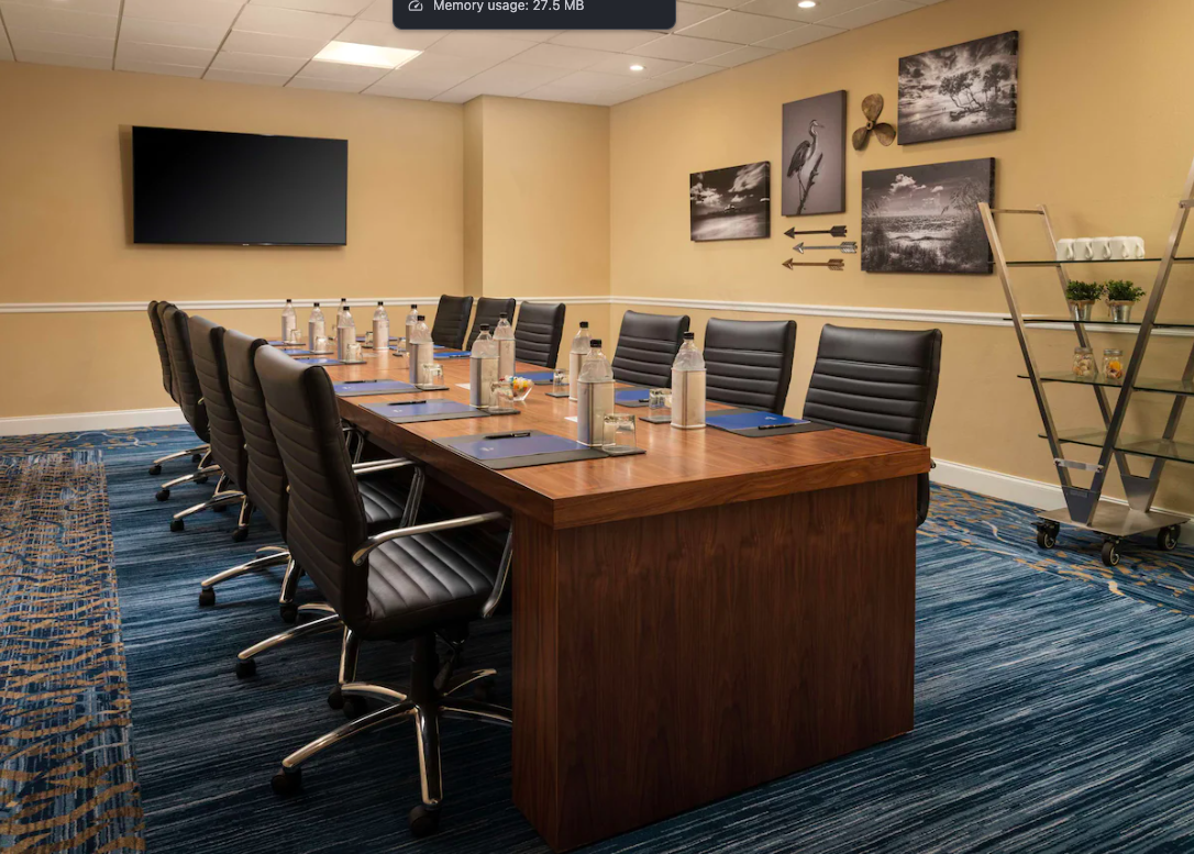 Meeting room at Hilton Clearwater Beach Resort  Spa