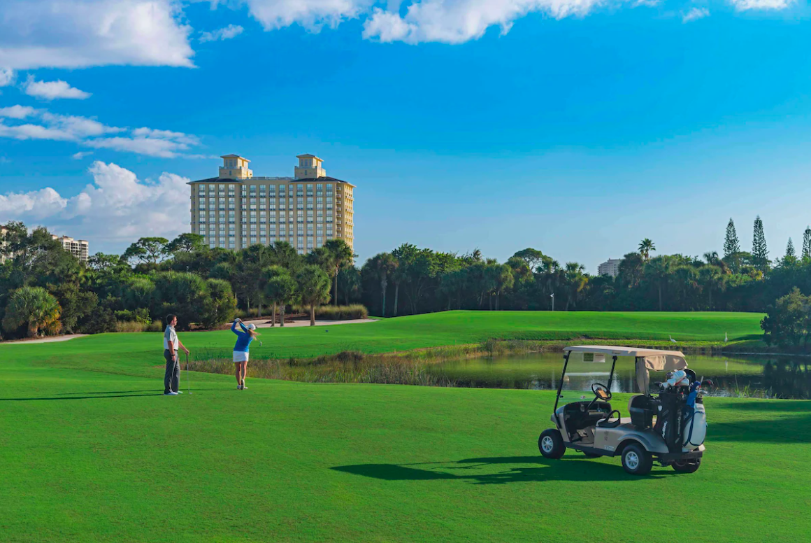 Golf course at Hyatt Regency Coconut Point Resort  Spa