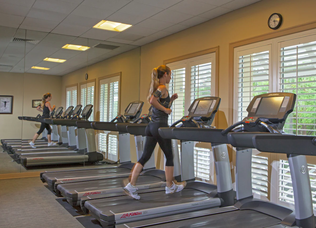 Fitness center at Hyatt Regency Coconut Point Resort  Spa
