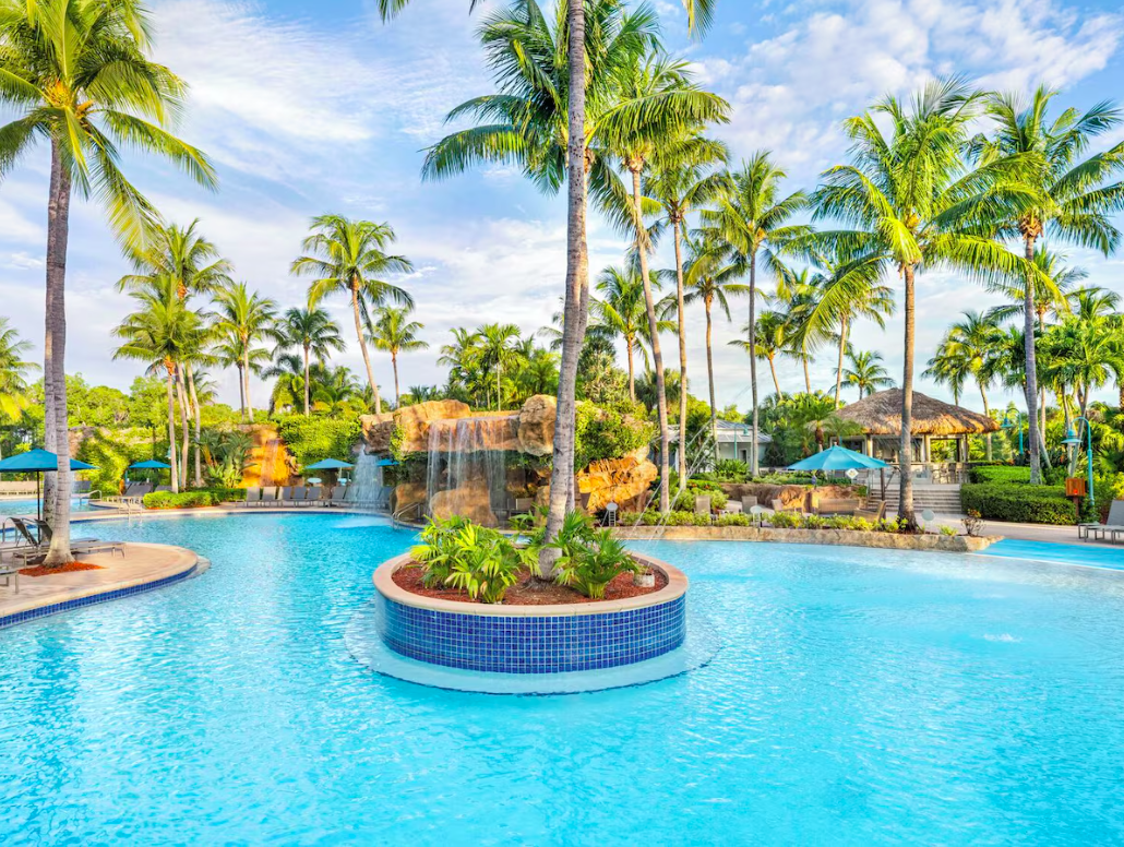 Winding river at Hyatt Vacation Club at Coconut Cove