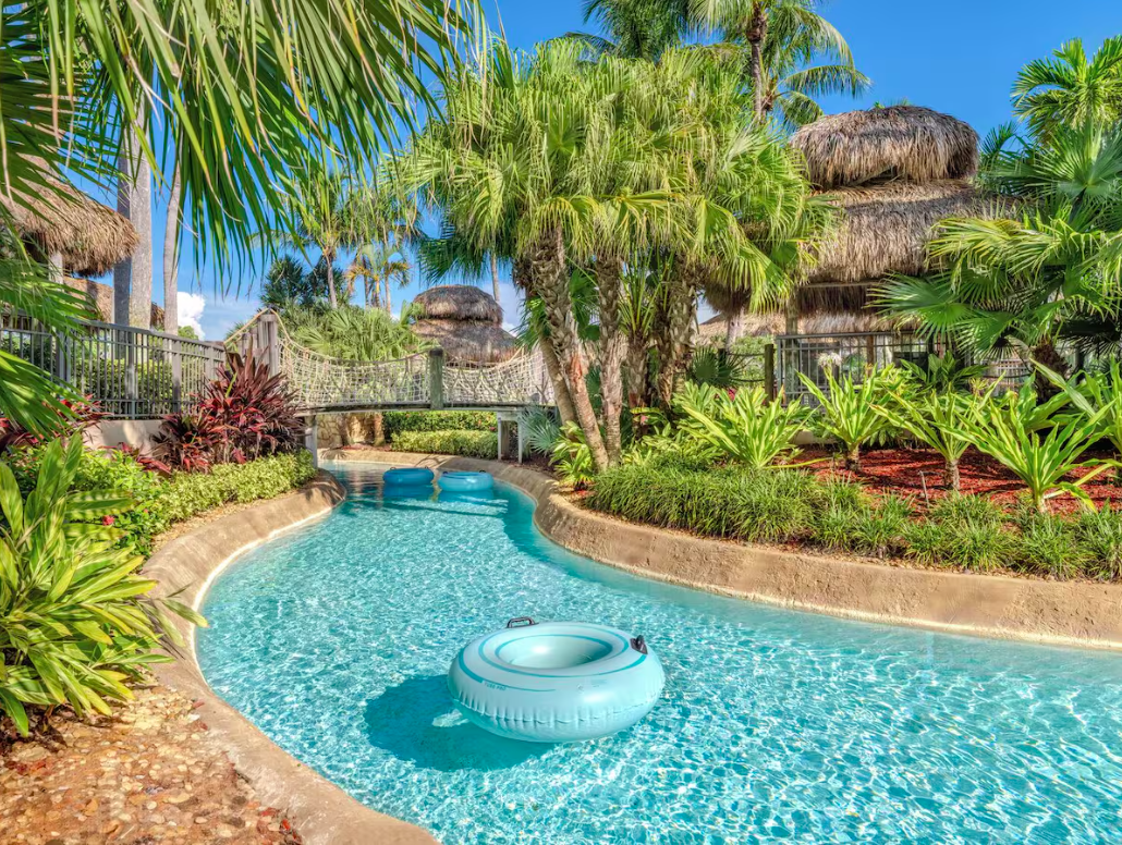 Winding river at Hyatt Vacation Club at Coconut Cove