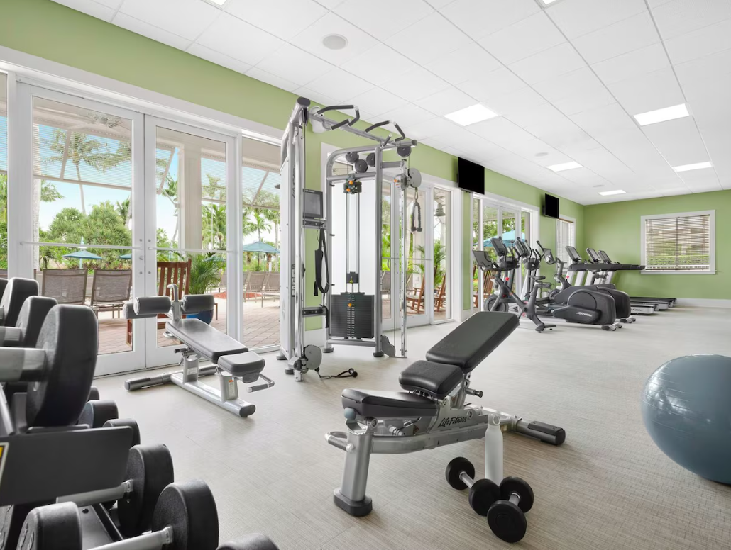 Fitness center at Hyatt Vacation Club at Coconut Cove