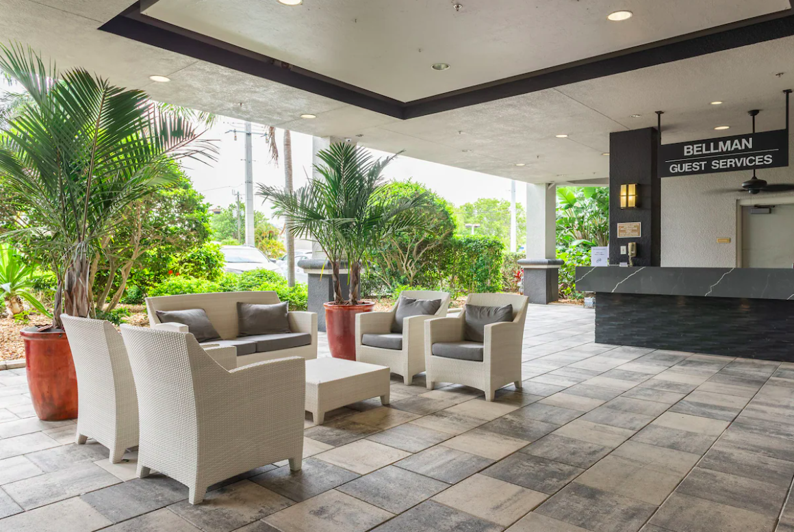 Patio at DiamondHead Resort