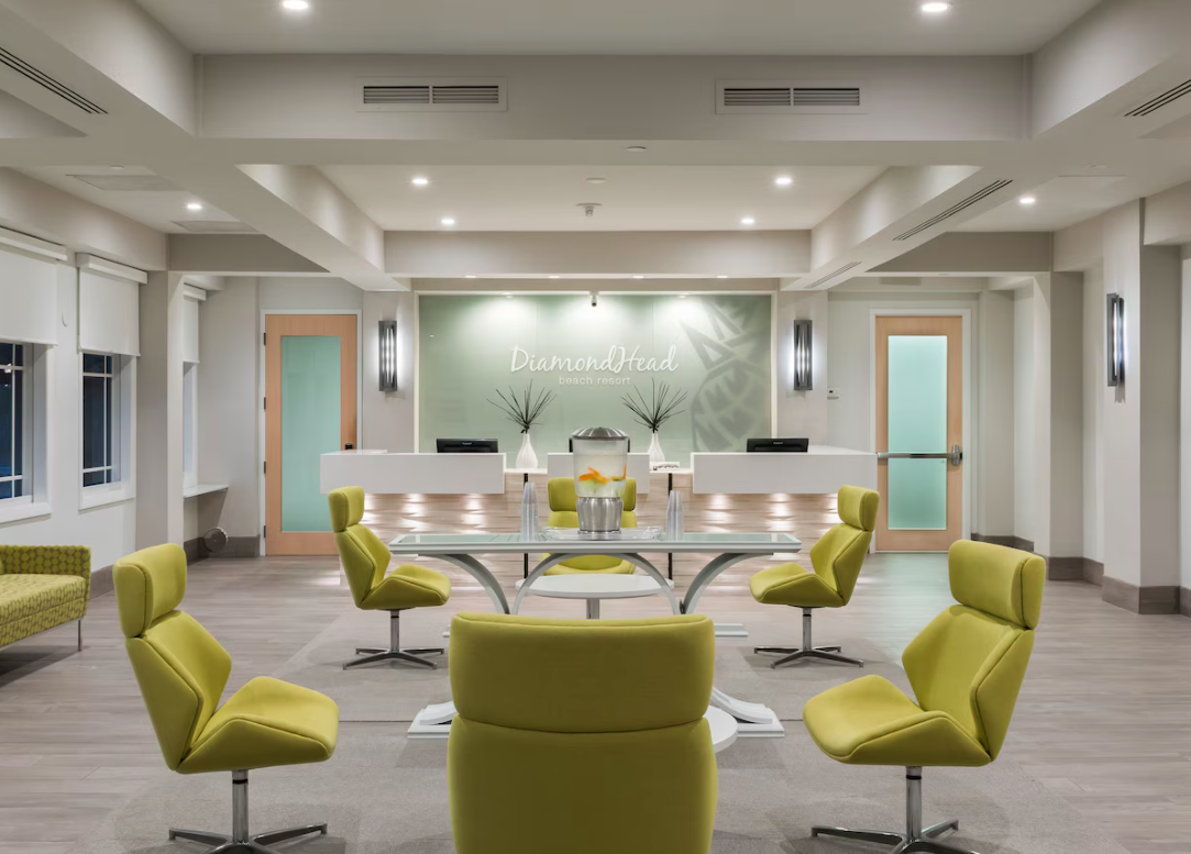 Lobby at DiamondHead Resort