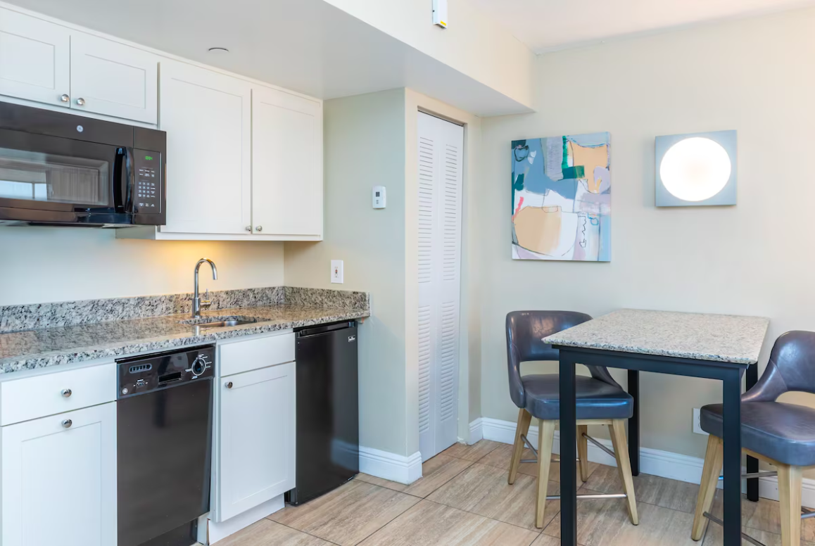 Kitchenette at DiamondHead Resort