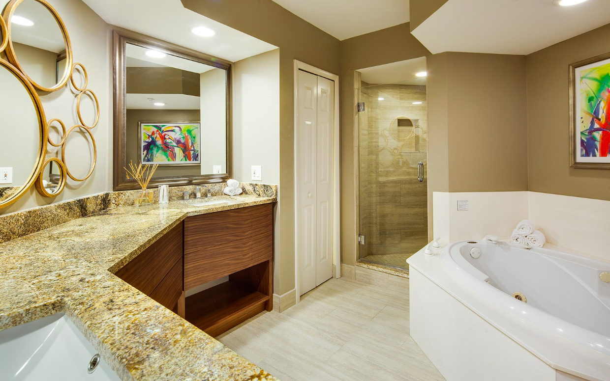 Bathroom at Gullwing Beach Resort