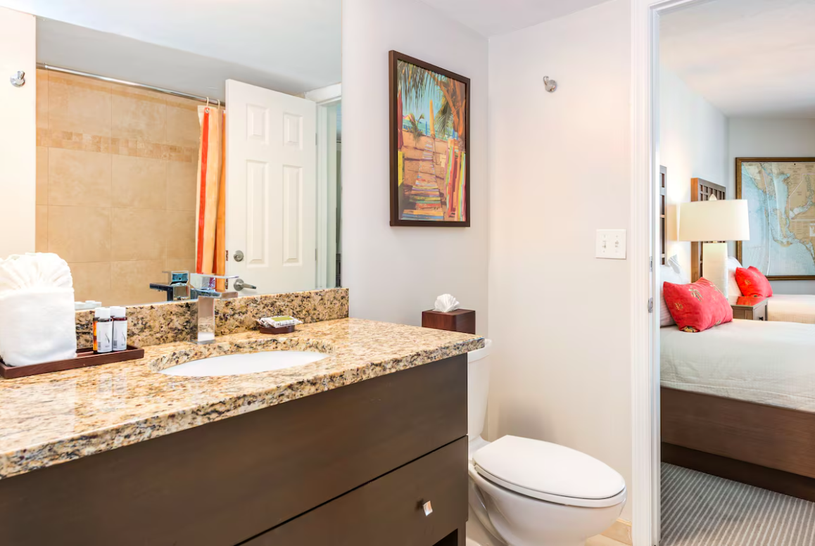 Bathroom at Pointe Estero Beach Resort