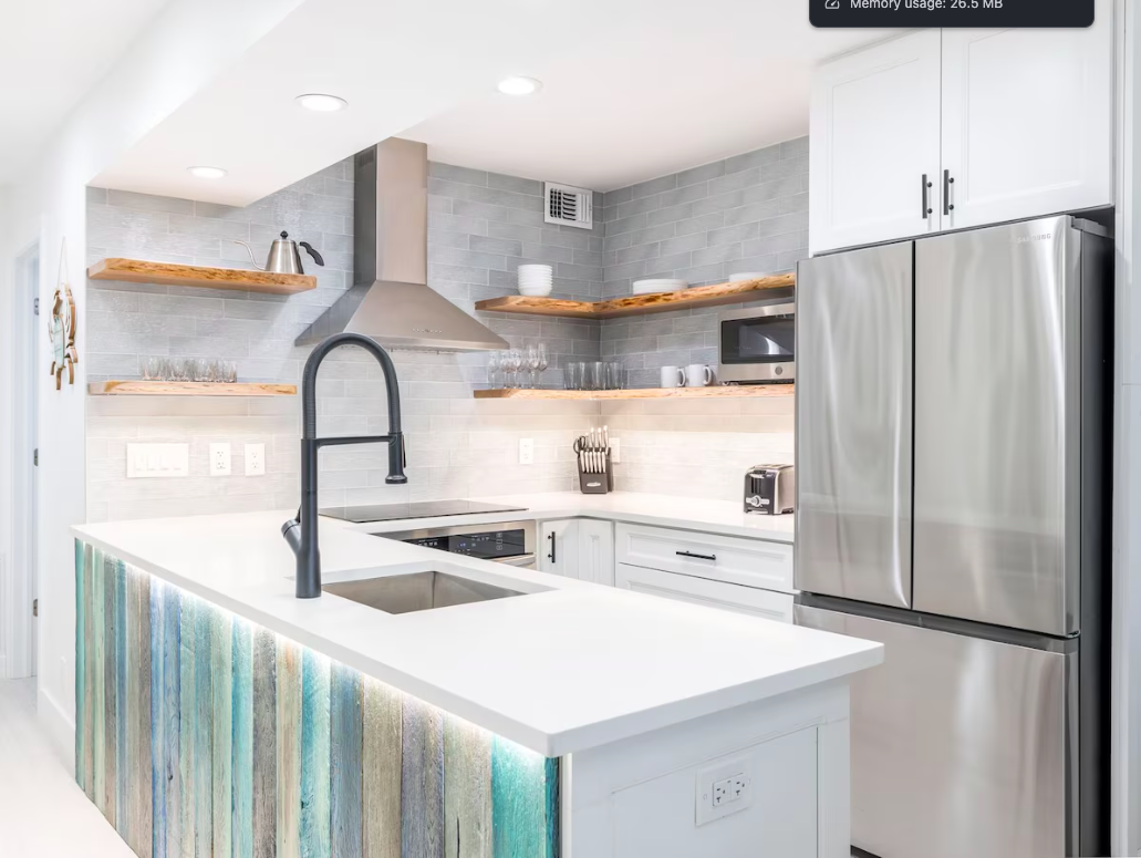 Kitchen at South Seas Island Resort