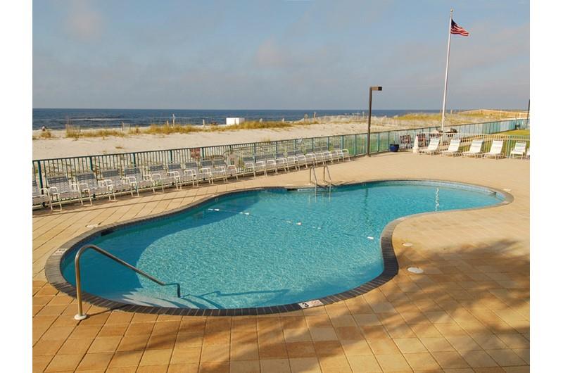 Oversize Gulffront pool at Surfside Shores Gulf Shores