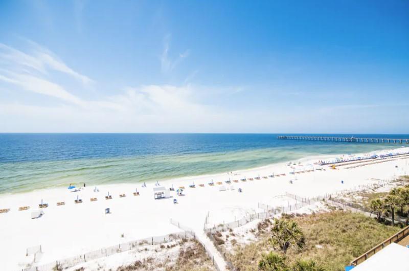 View of the Shoreline from Osprey Motel Balcony