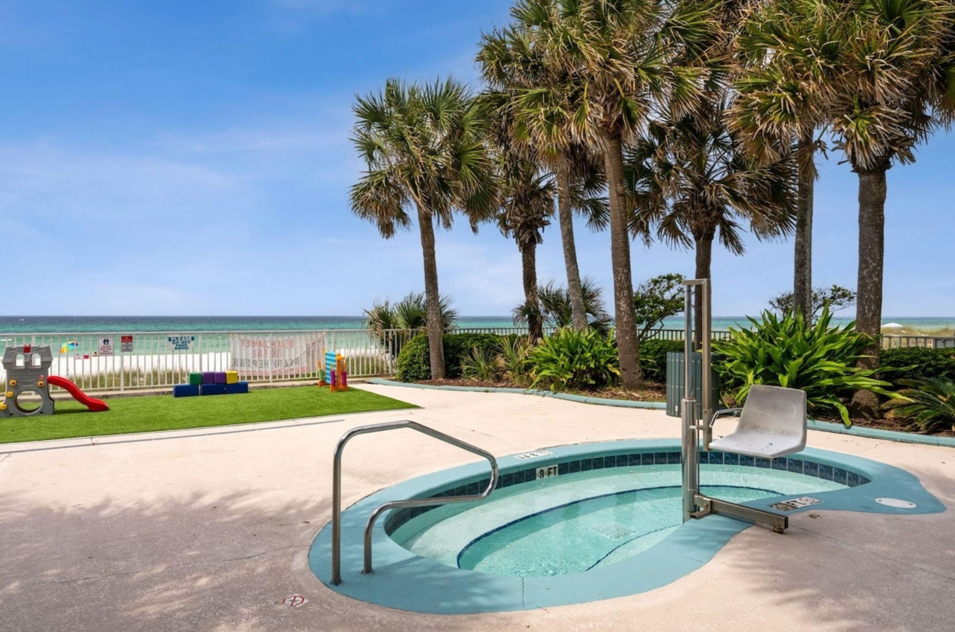 Unwind in the outdoor hot tub