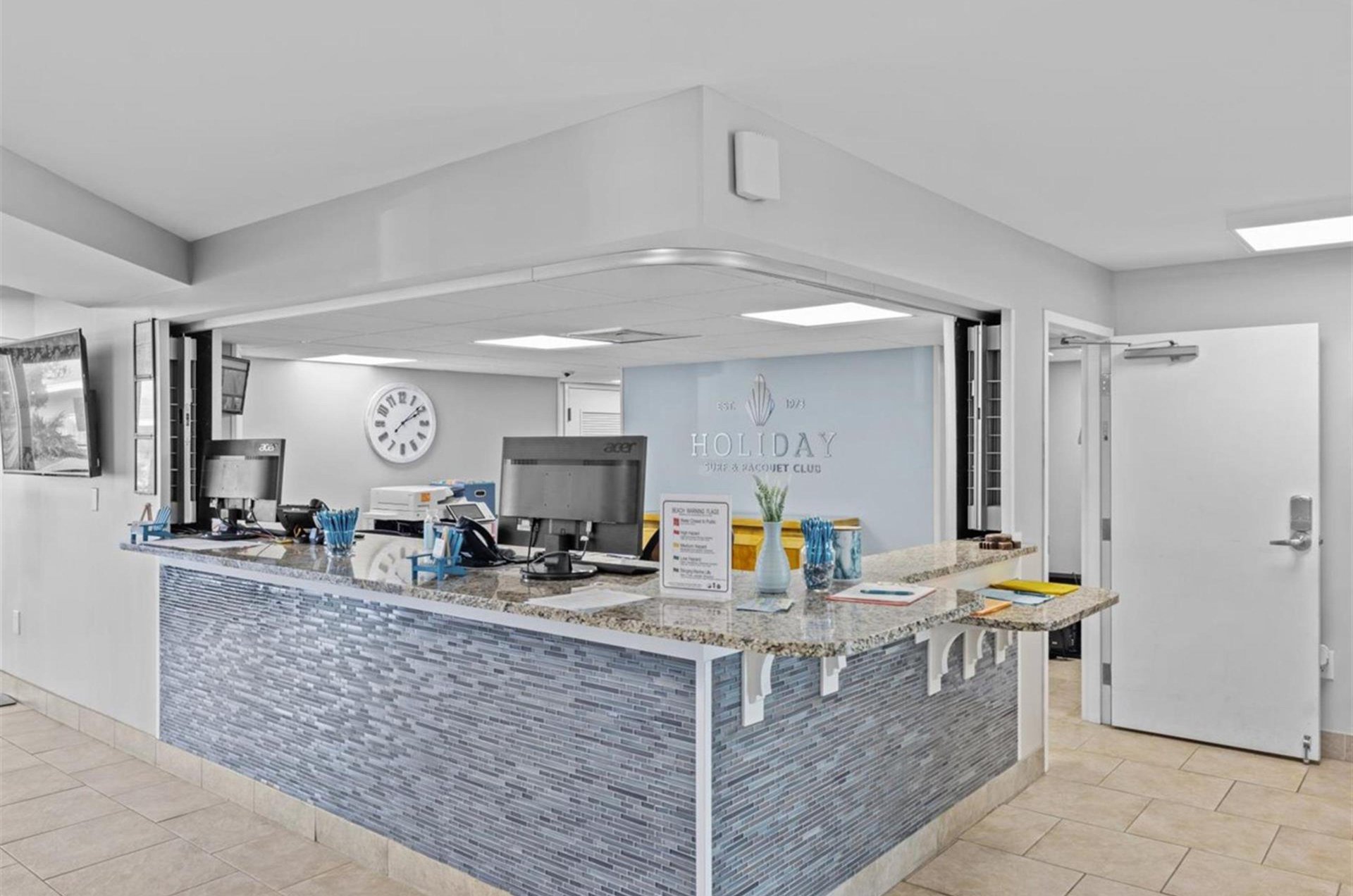 The communitys front desk.