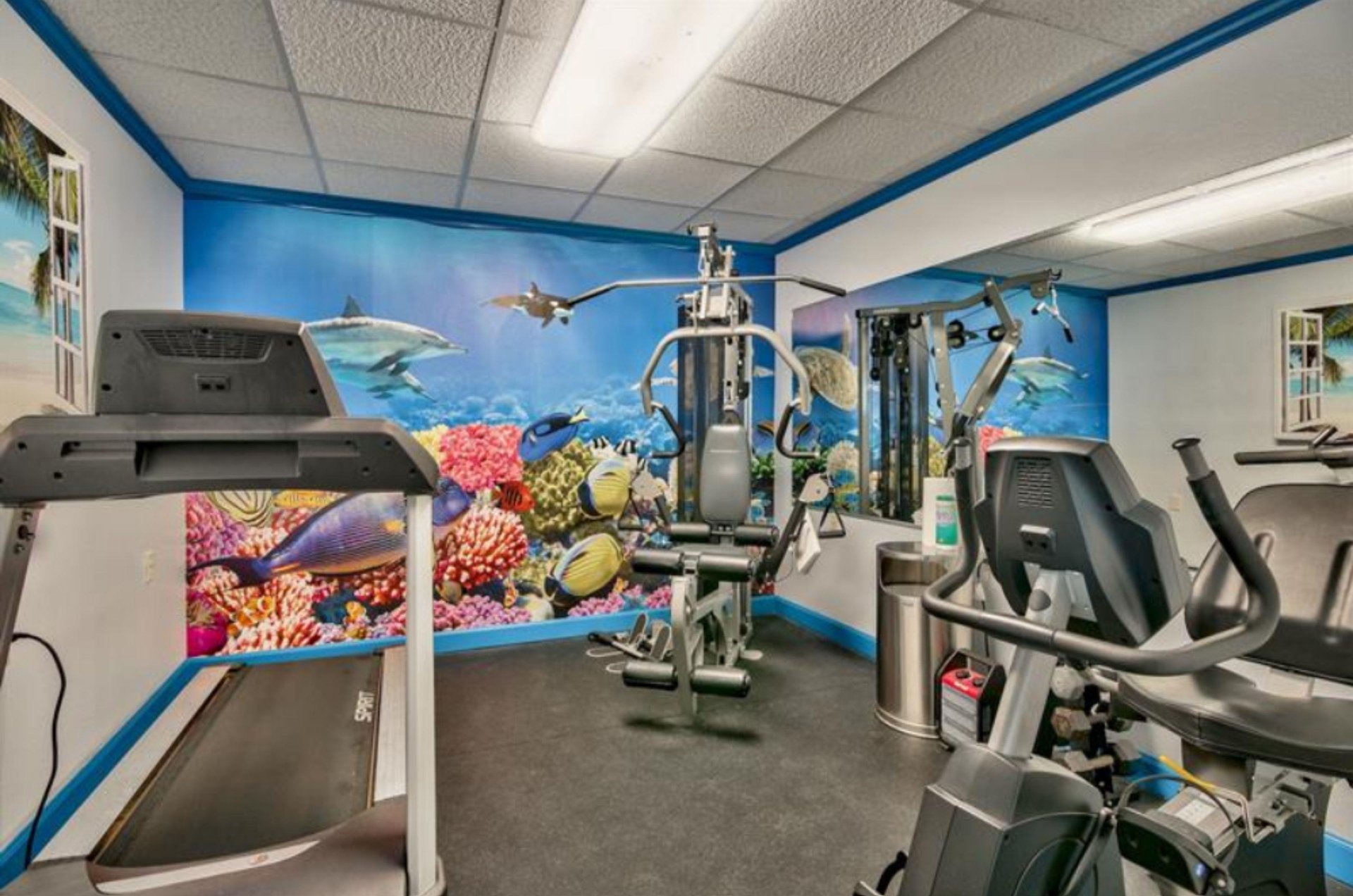 Community fitness room
