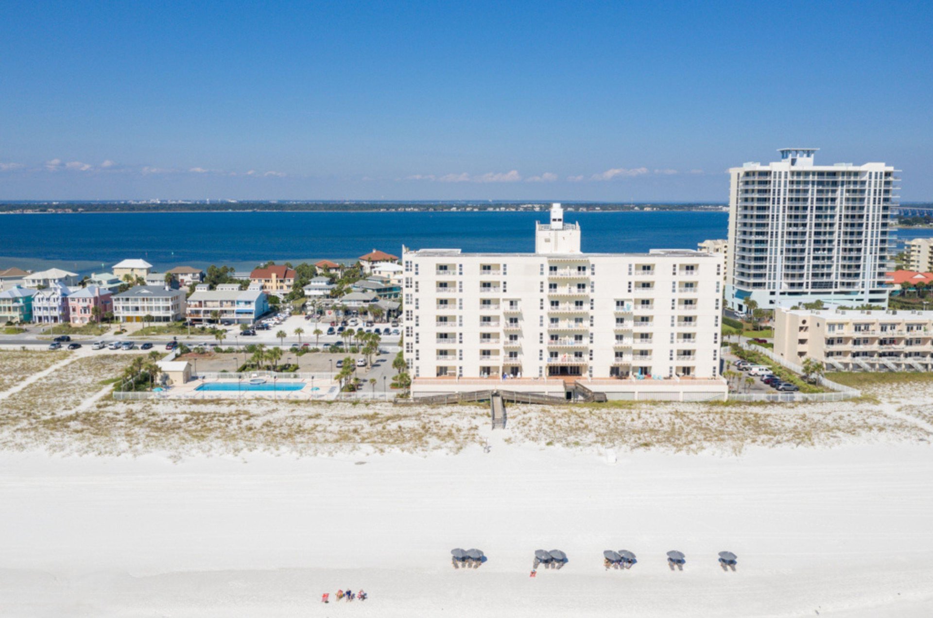 Sans Souci is a lovely beachfront property