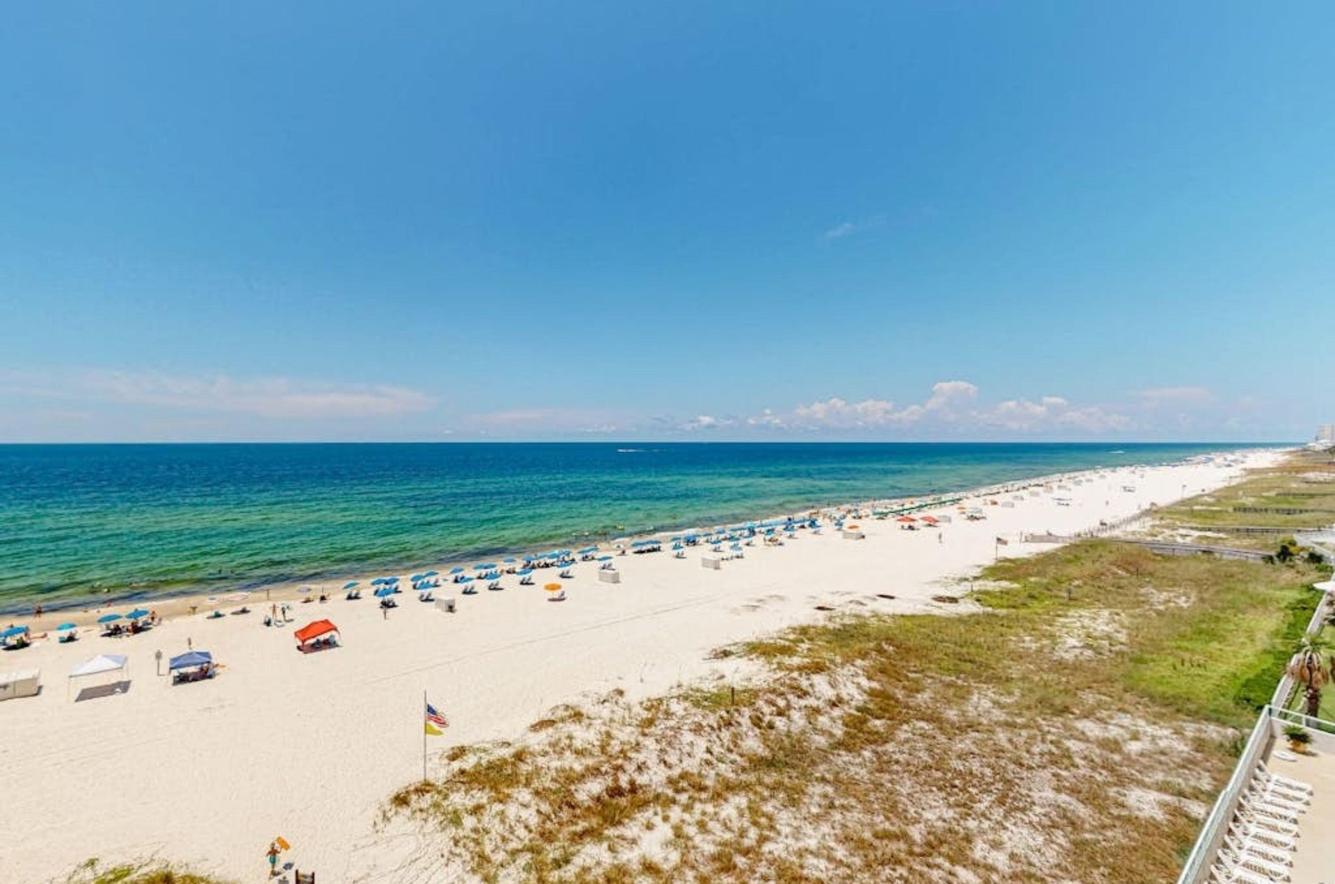 The condos sit right on miles of beautiful beaches