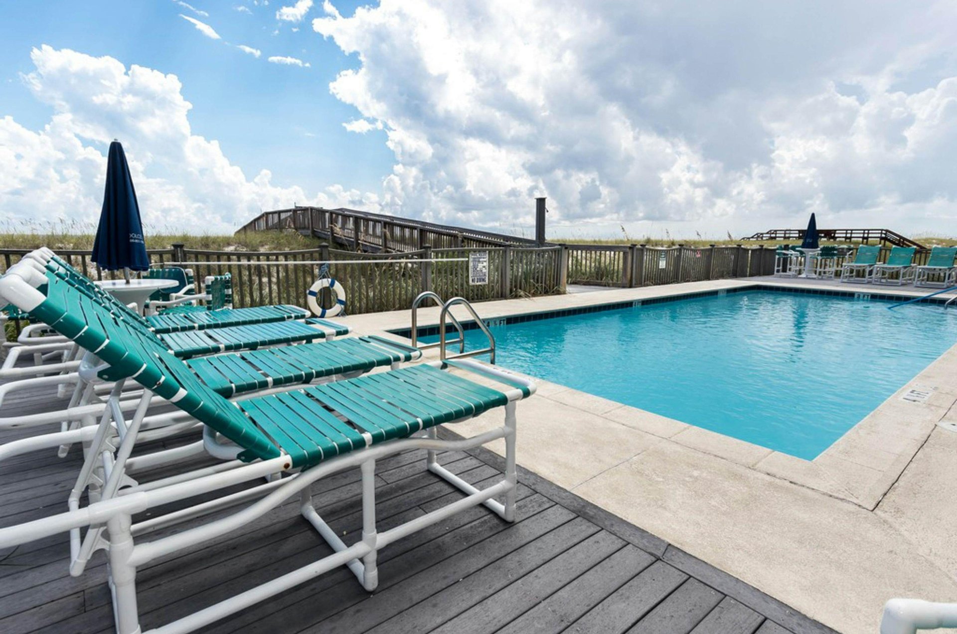 Relax and take in some sun on the pool deck
