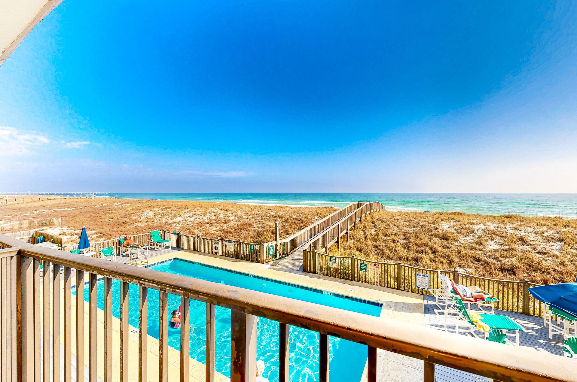 The beautiful Gulf beaches are only steps away at Emerald Surf
