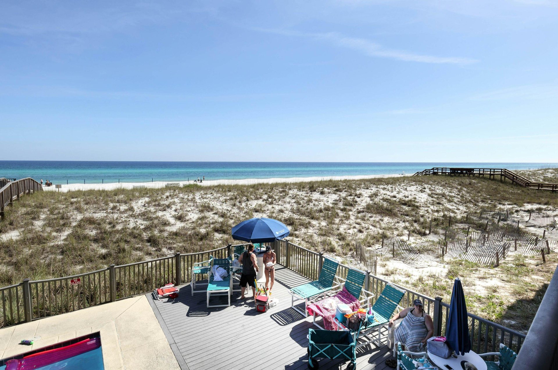 Private balconies offer amazing water views