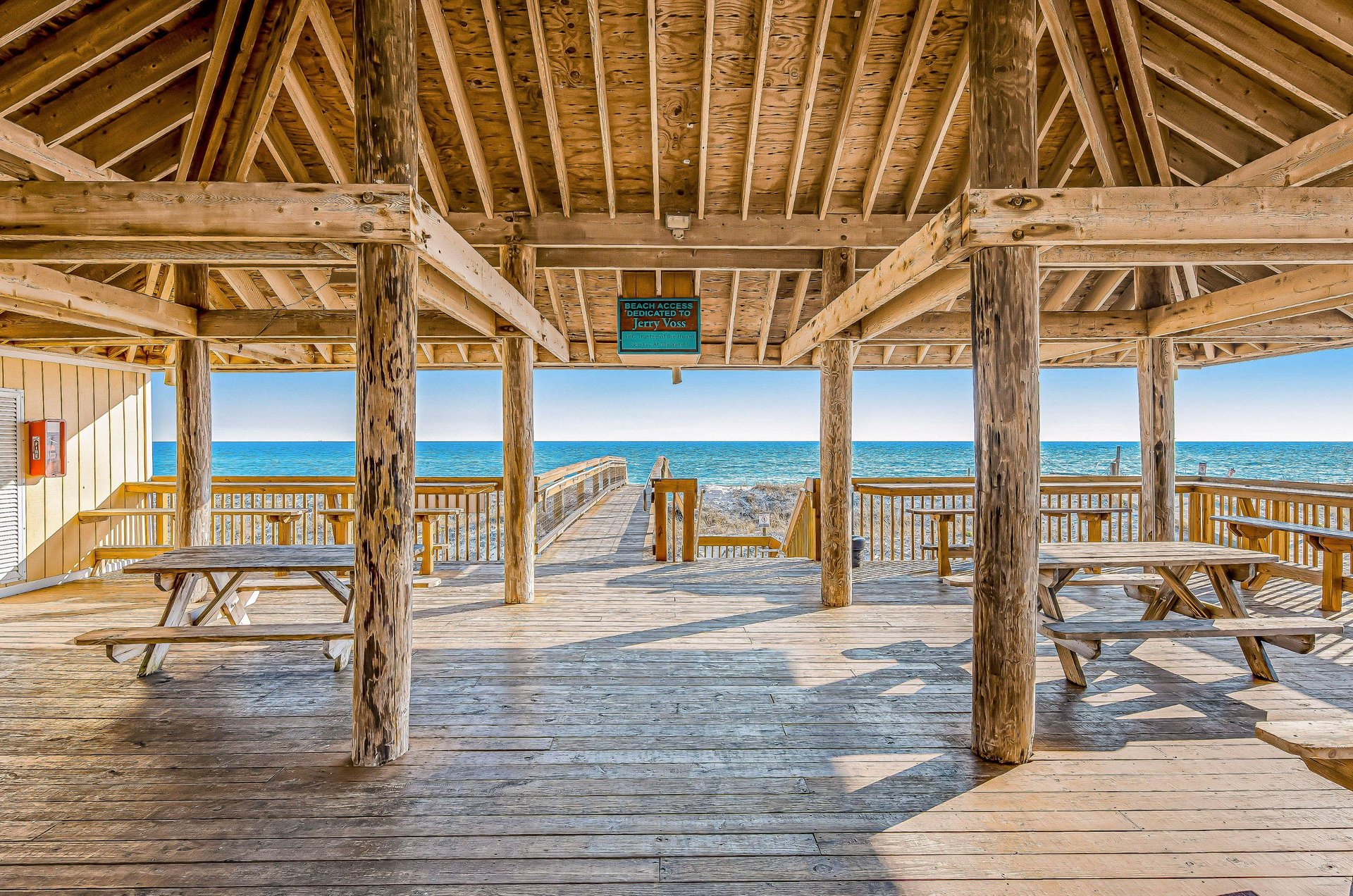 Easy beach access from the community