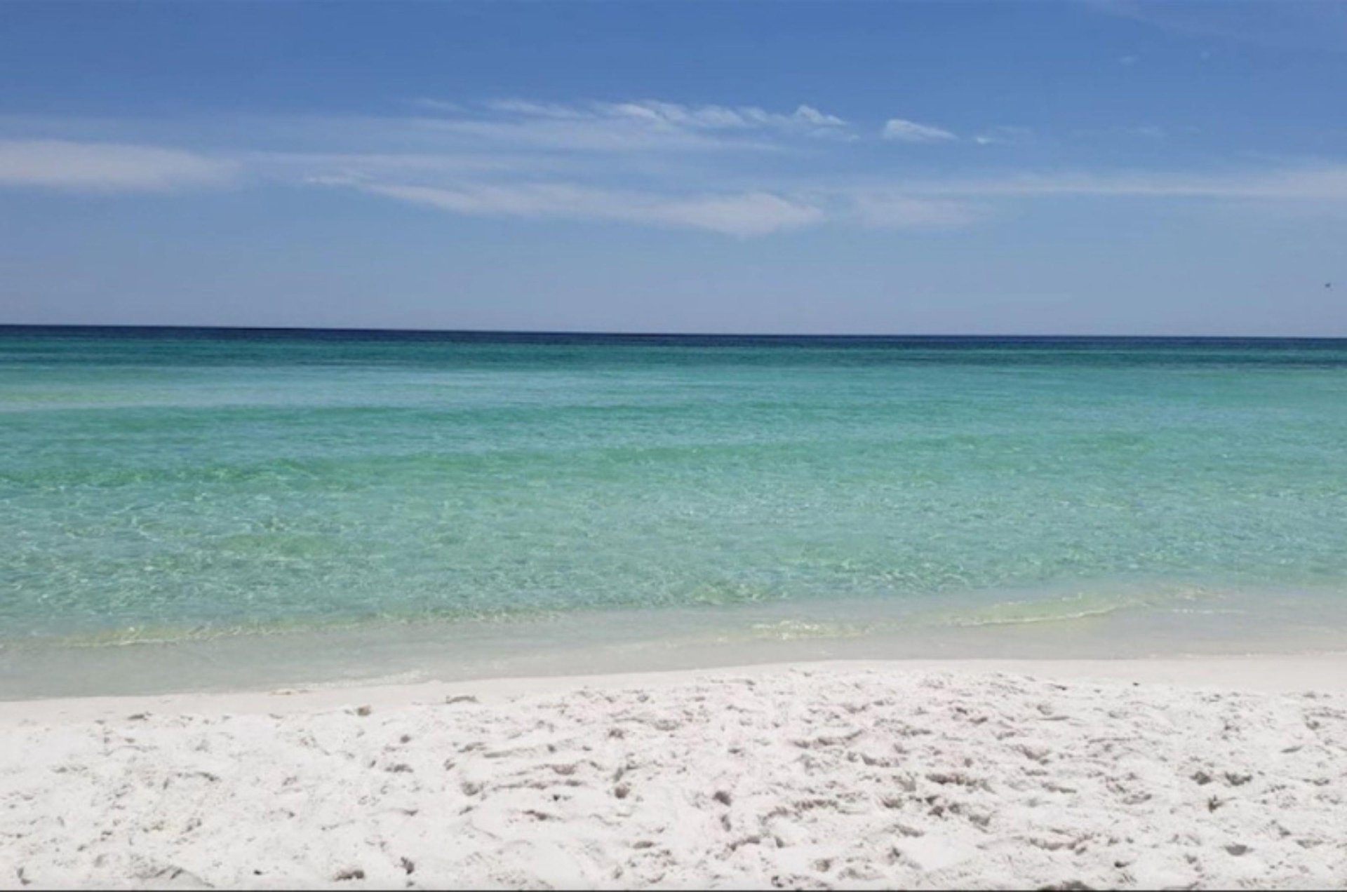 The nearby pristine coastline