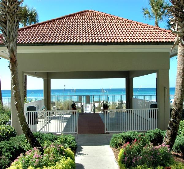 Gazebo at Coral Reef Condos in Panama City Beach FL