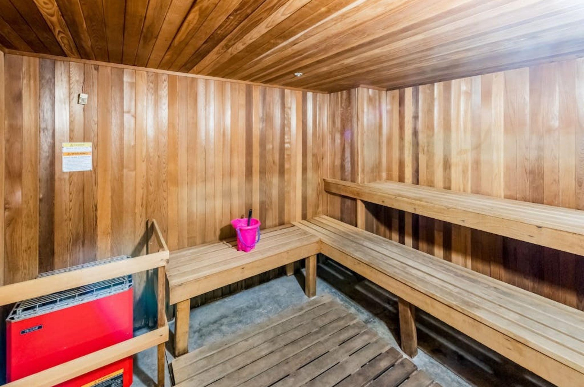 The sauna at Spanish Key Condominiums in Perdido Key Florida