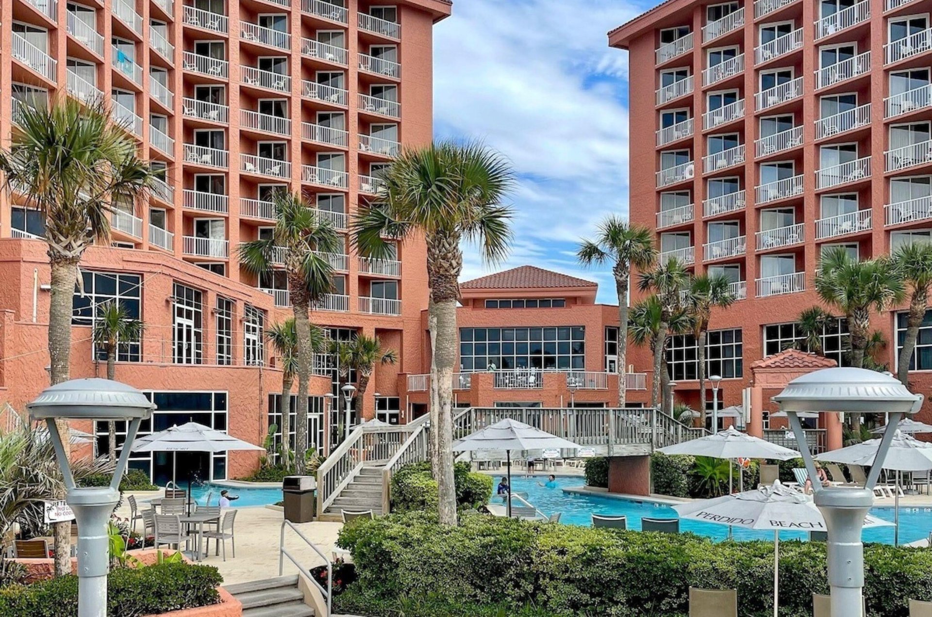 The resort includes fun for all with the spacious pool and pool deck