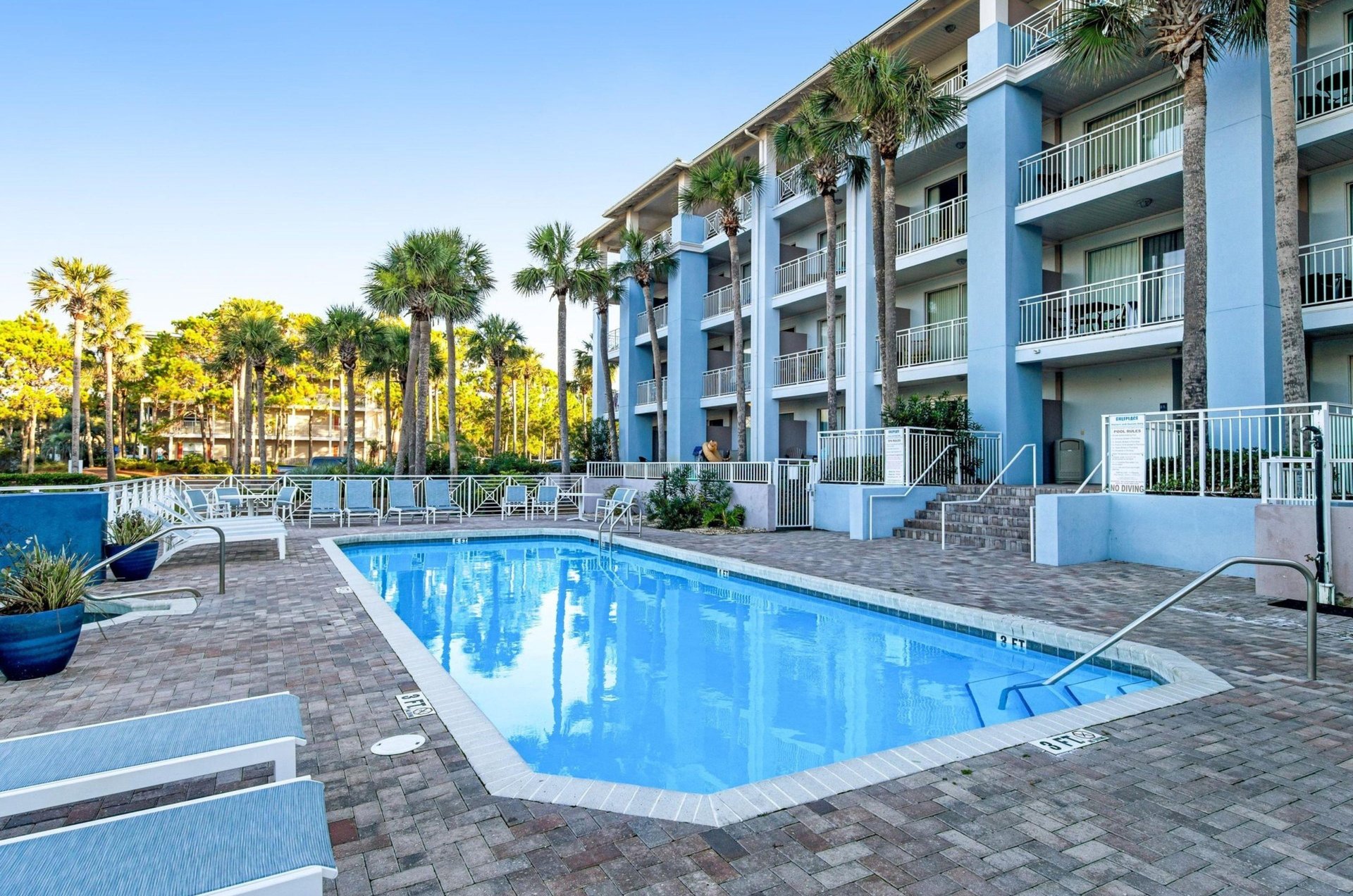 Nice pool area at Inn at Gulf Place in Highway 30A Florida