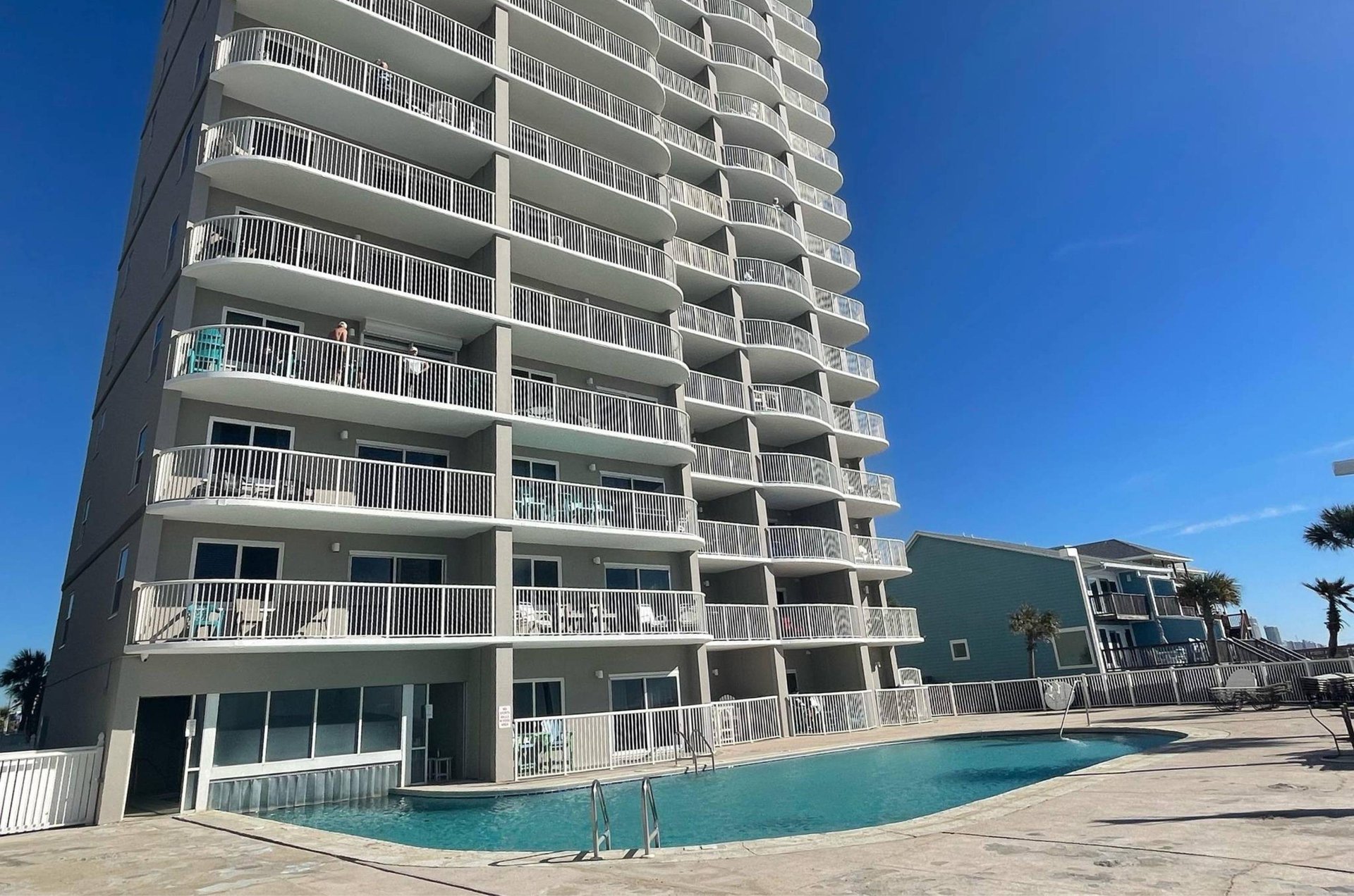 Enjoy the convenient indooroutdoor pool