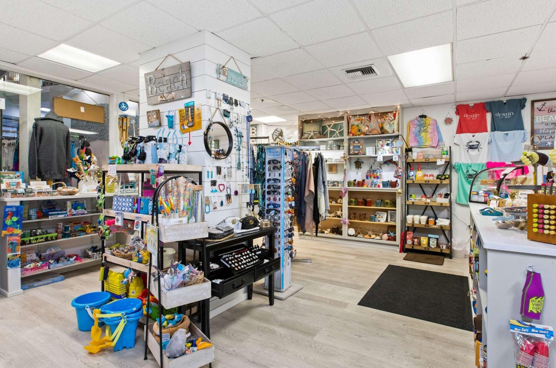 The onsite shop with souvenirs and snacks at SunDestin Beach Resort in Destin Florida