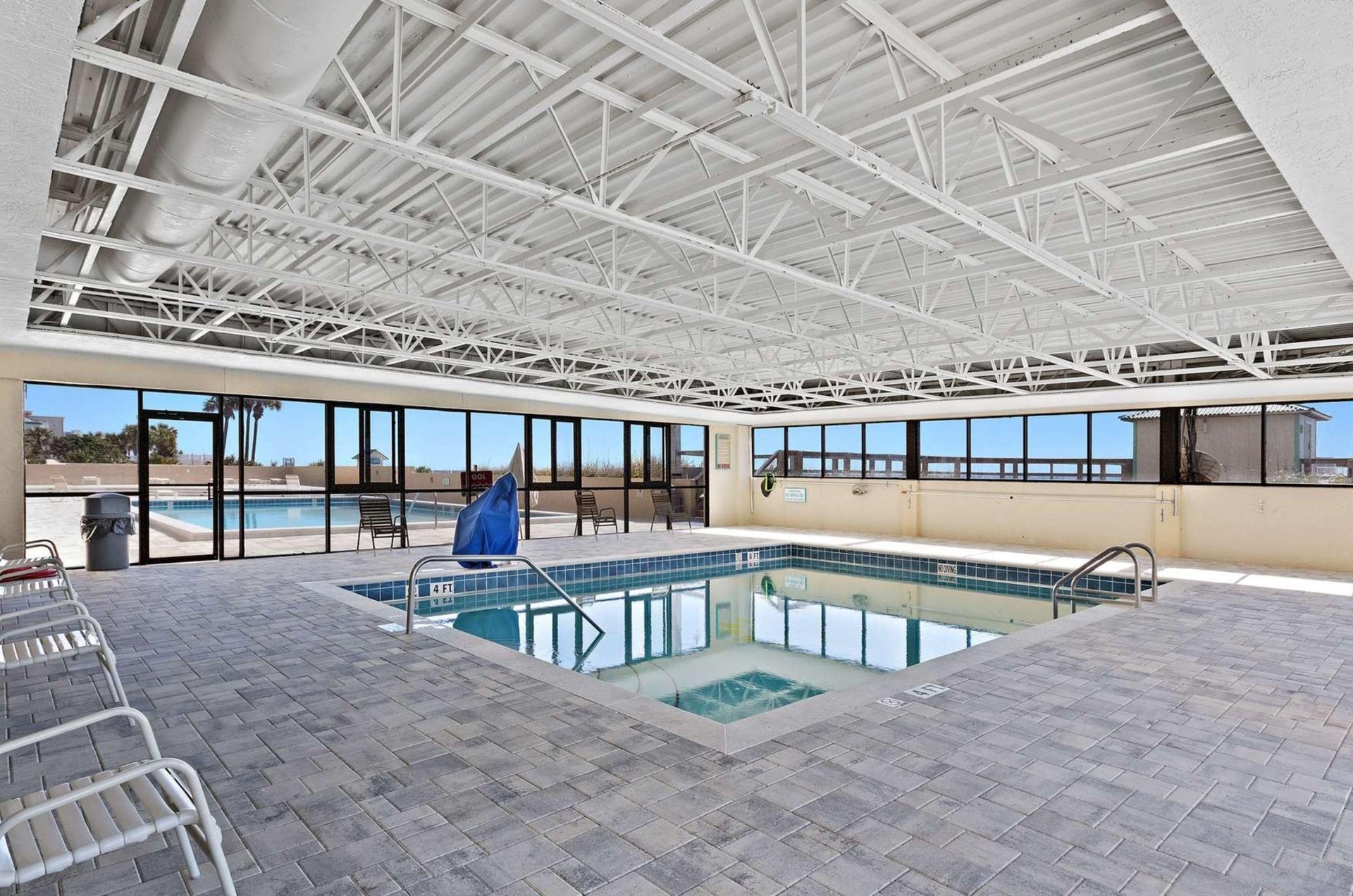 Enjoy the beautiful indoor pool at SunDestin Beach Resort