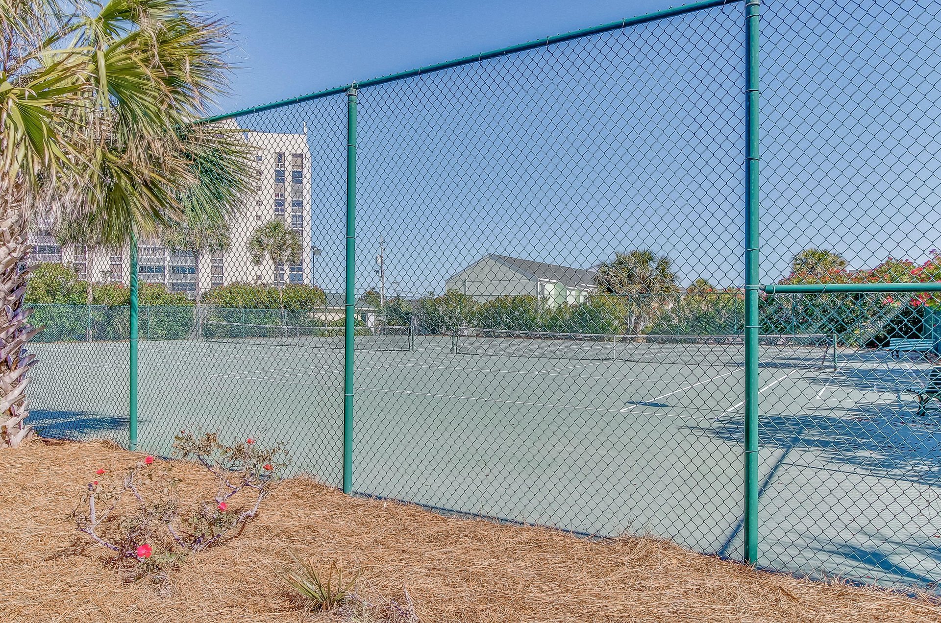 Community tennis courts