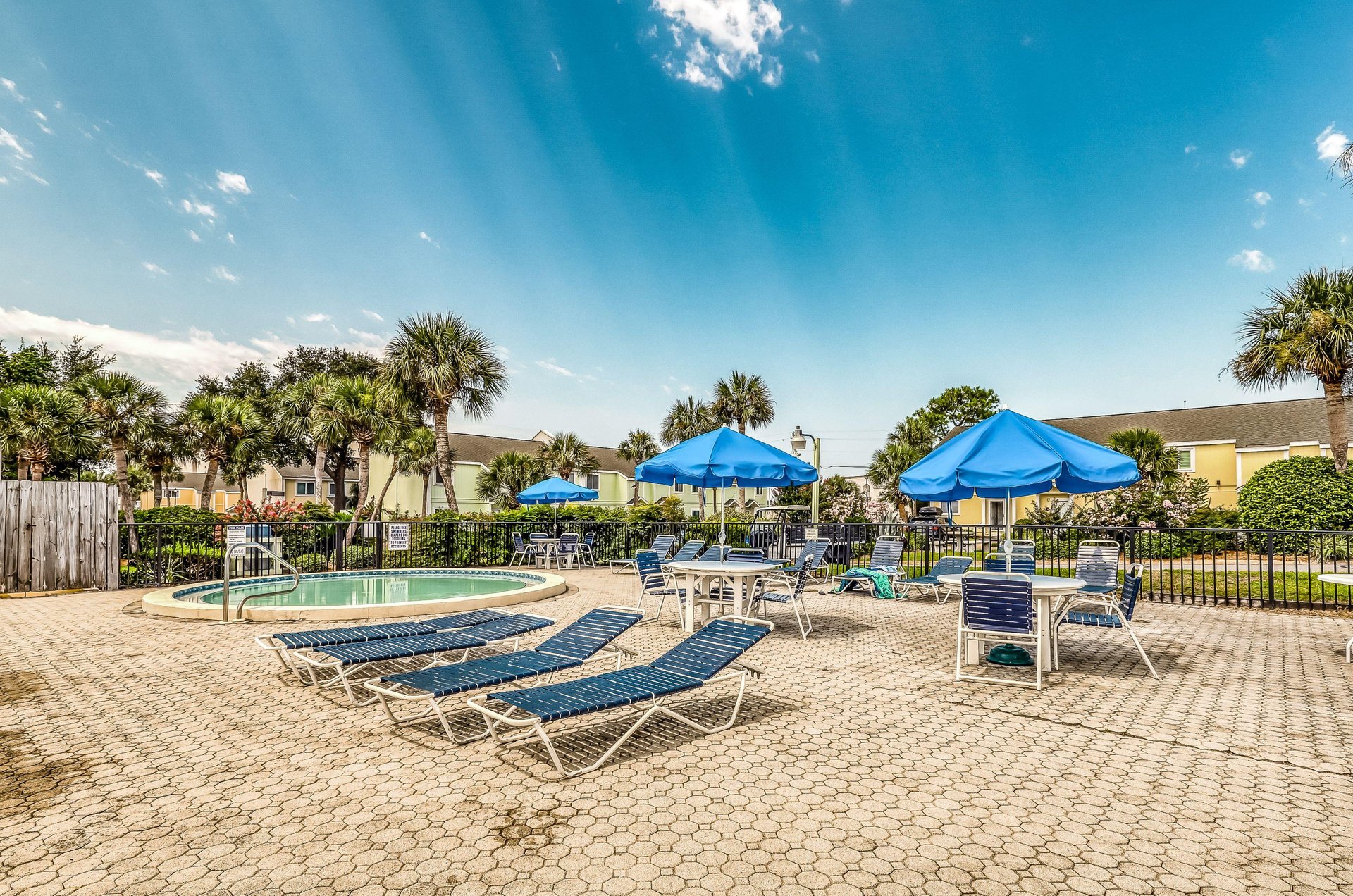 A community kiddie pool