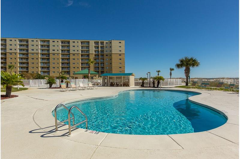 Nice lounging pool at Gulf Shores Plantation in Gulf Shores AL