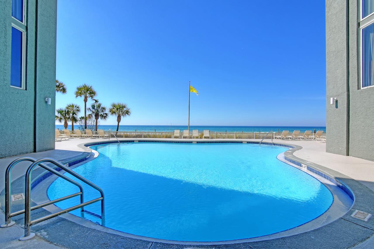 Enjoy this sweet pool with an amazing view at Long Beach Resort Panama City Beach FL
