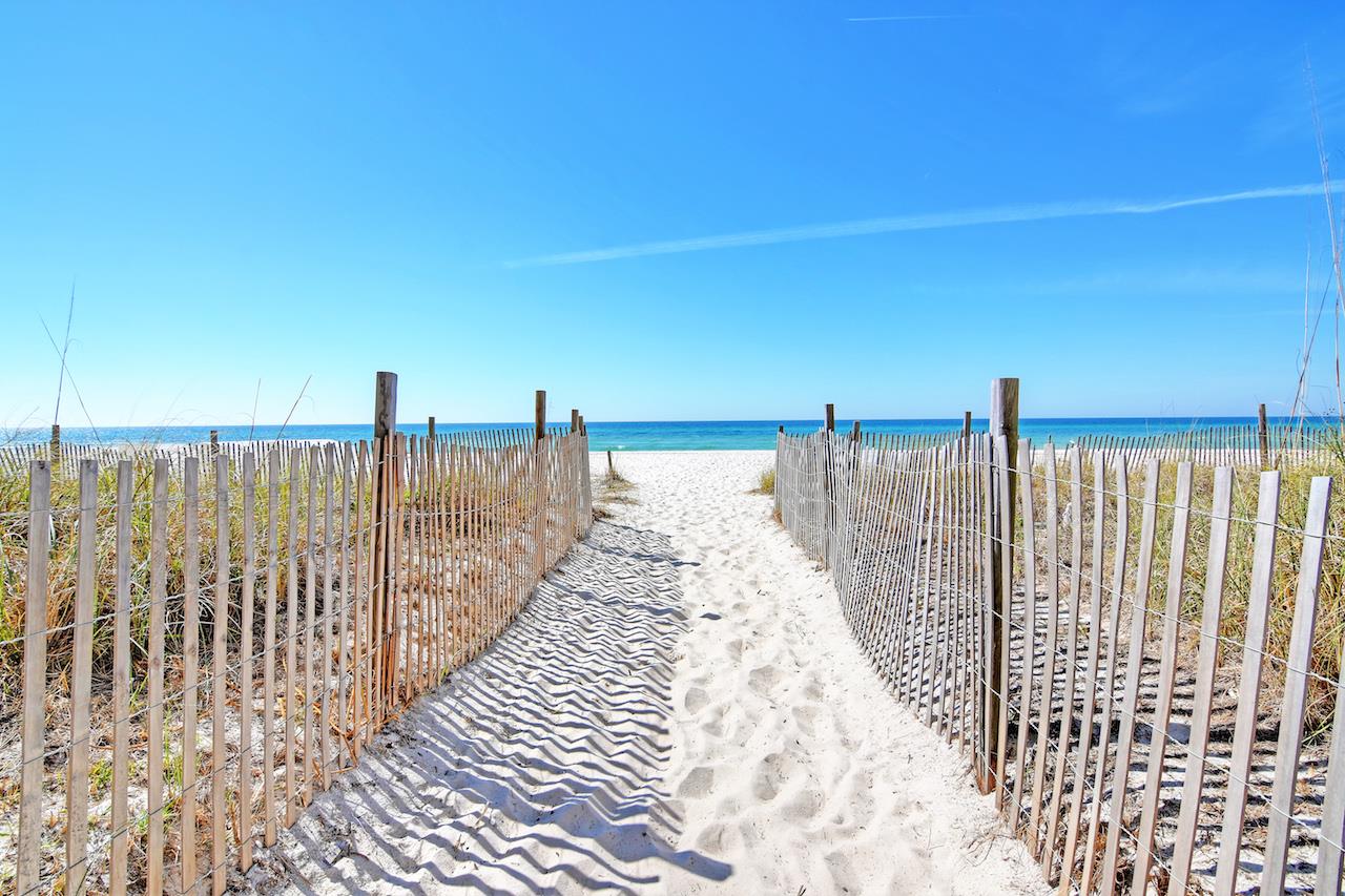 Easy access to the beach at Long Beach Resort Panama City Beach FL