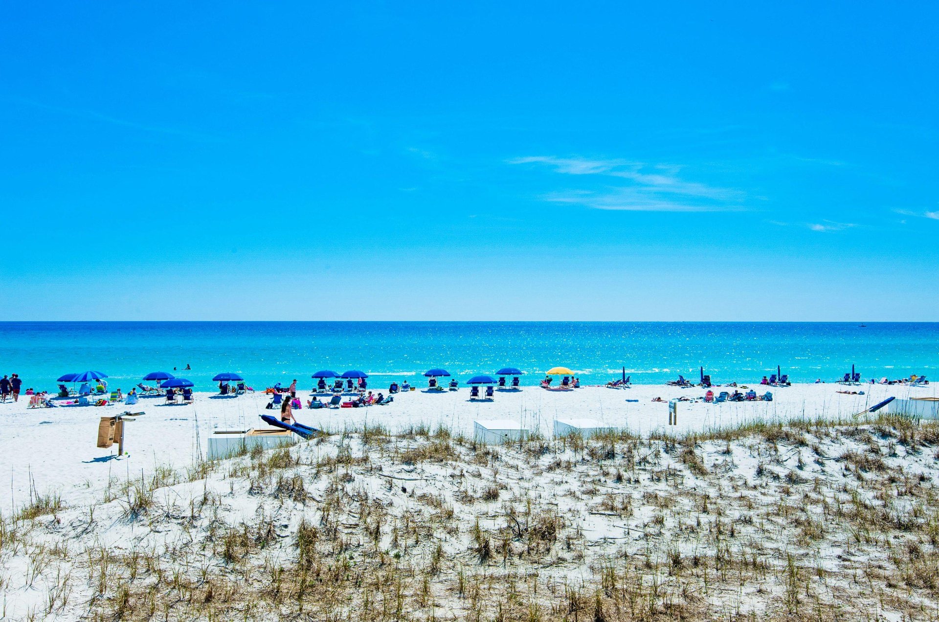 The complex is just a short stroll from a beautiful Destin beach.