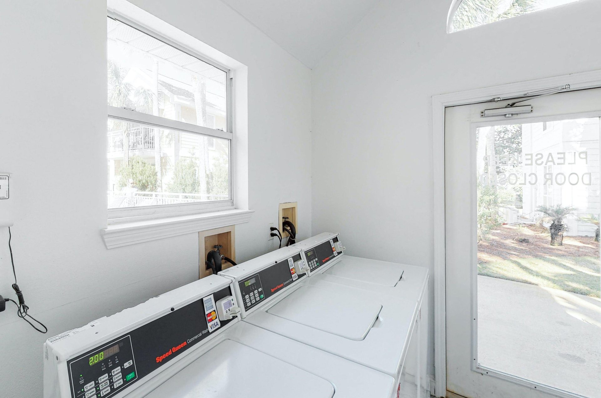 The convenient laundry room