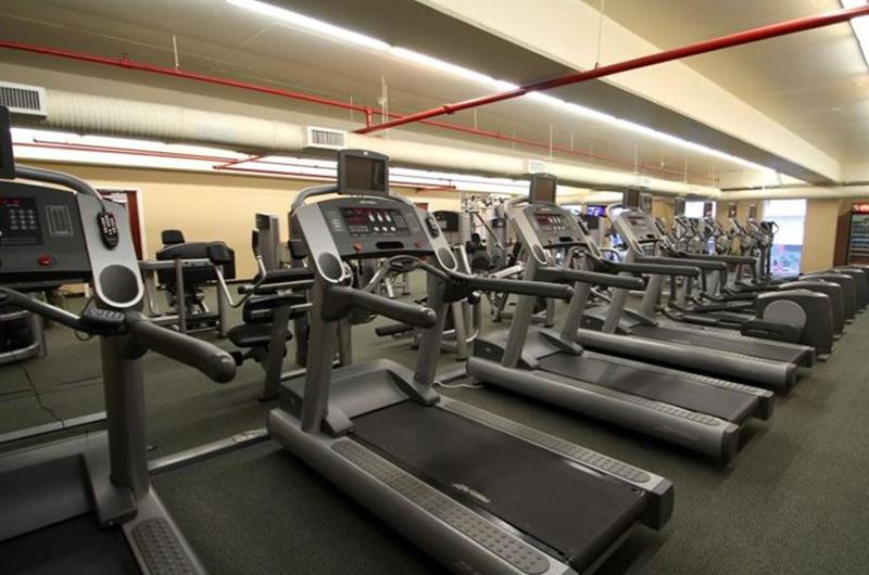 Work to in the gym at Majestic Beach Resort in Panama City Beach FL