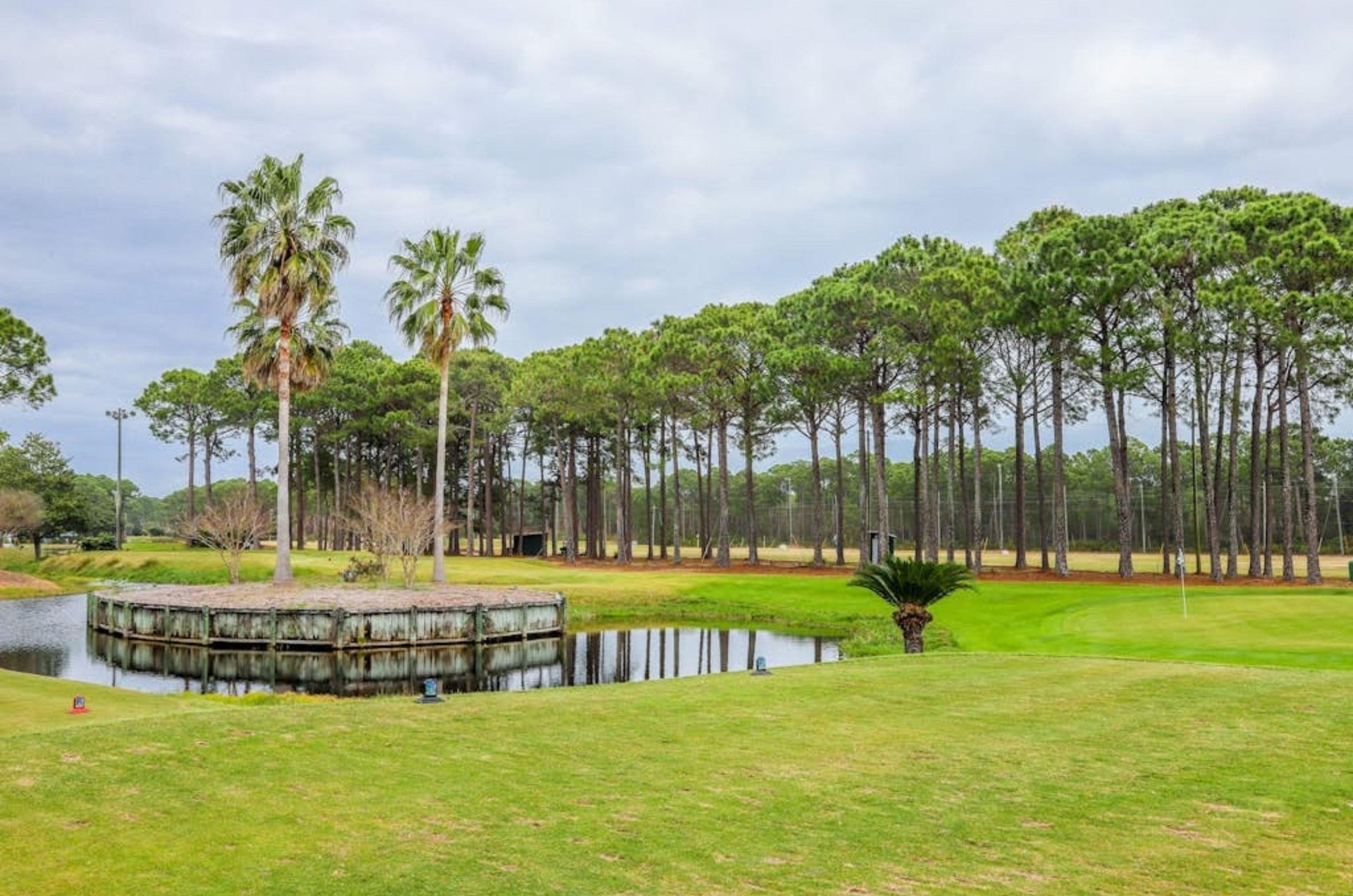 One of the golf courses at Edgewater Beach and Golf Resort in Panama City Beach Florida