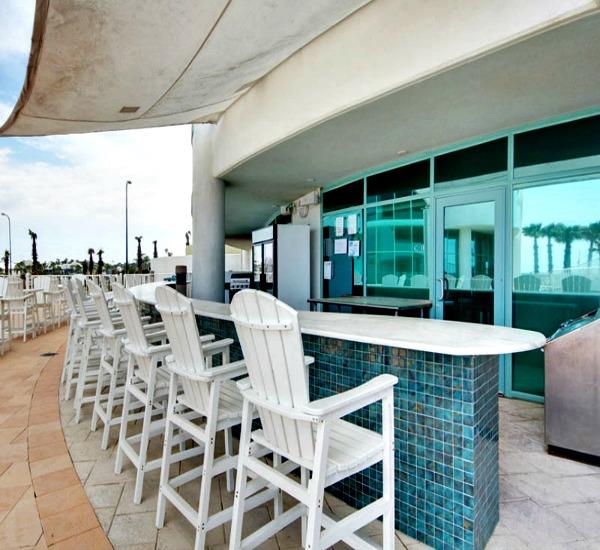 Beachfront Pool Bar at Turquoise Place  Orange Beach Alabama