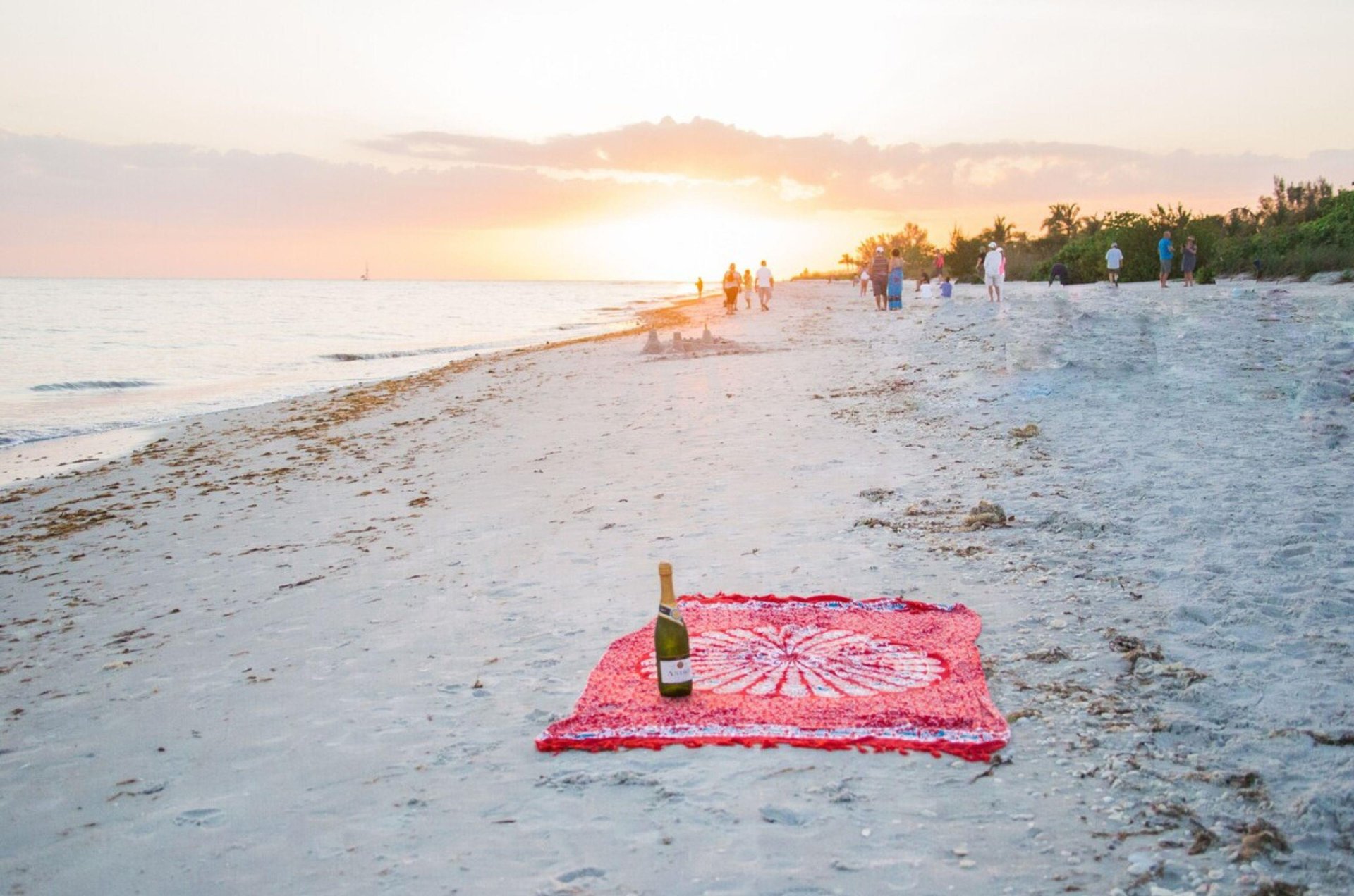 Enjoy easy access to a stretch of private beach