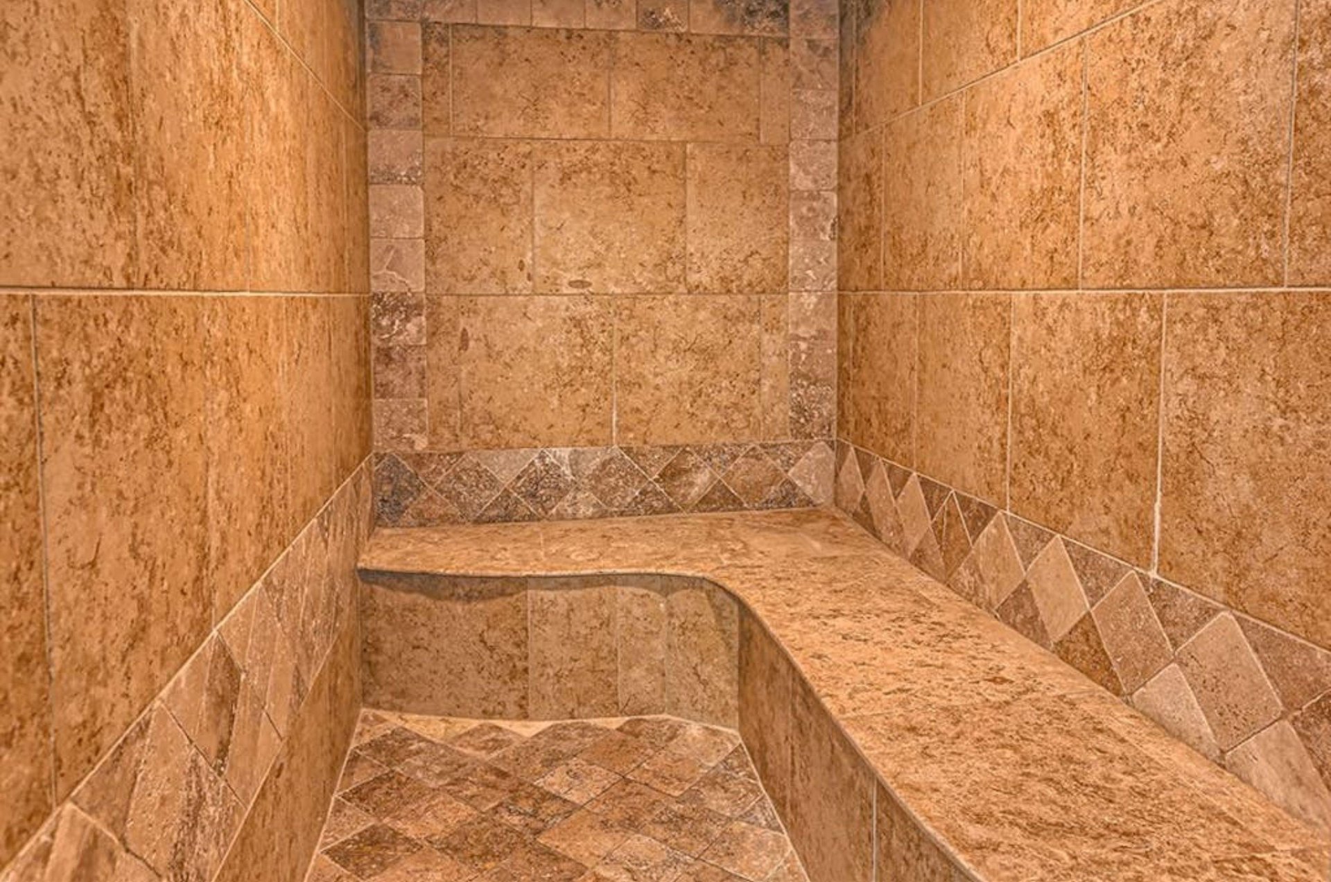 The interior of the steamroom at Summerchase Condominiums in Orange Beach Alabama