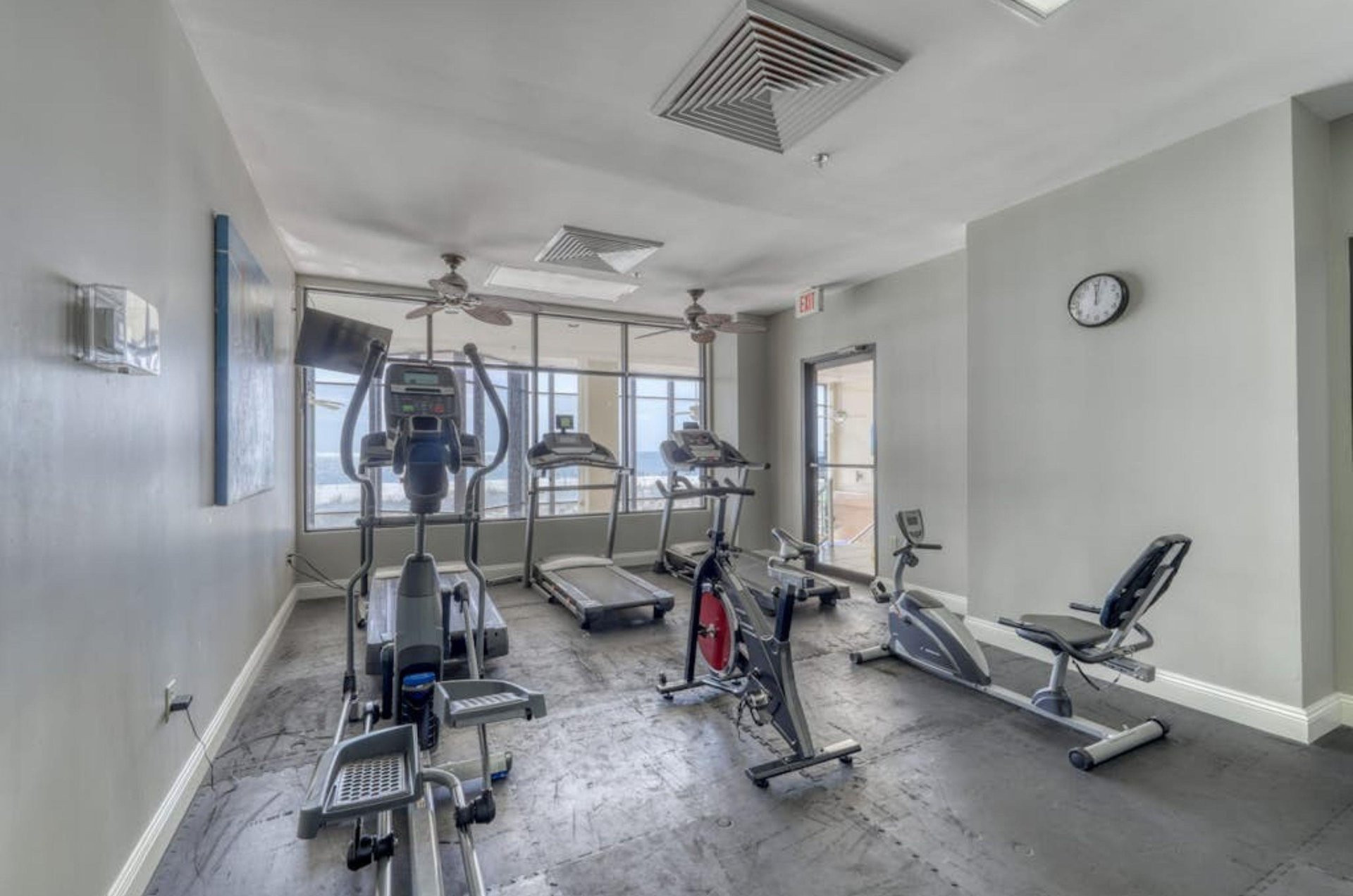 Cardio equipment at the gym at Summerchase Condominiums in Orange Beach Alabama