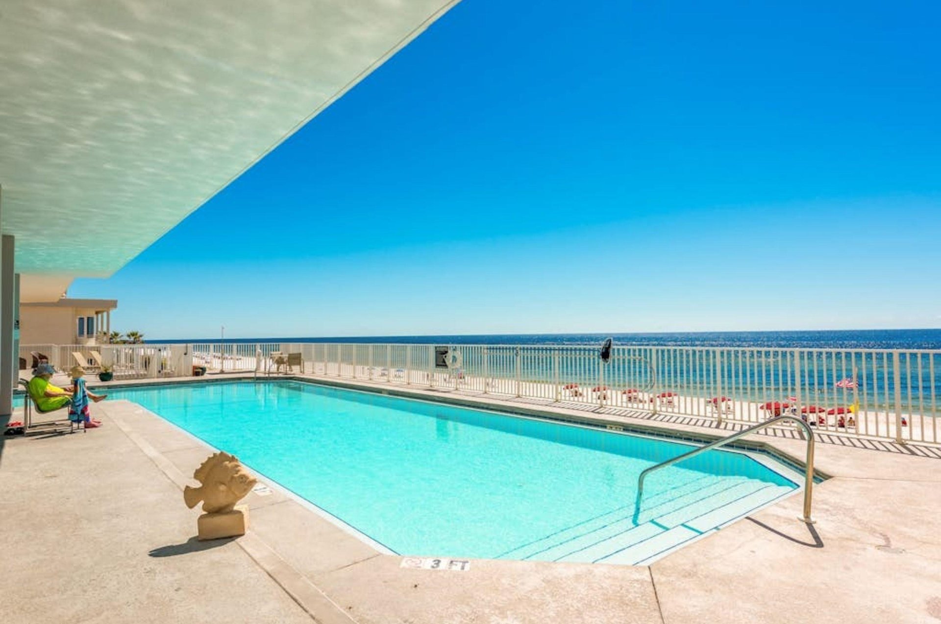 Soak up some sun at the outdoor swimming pool