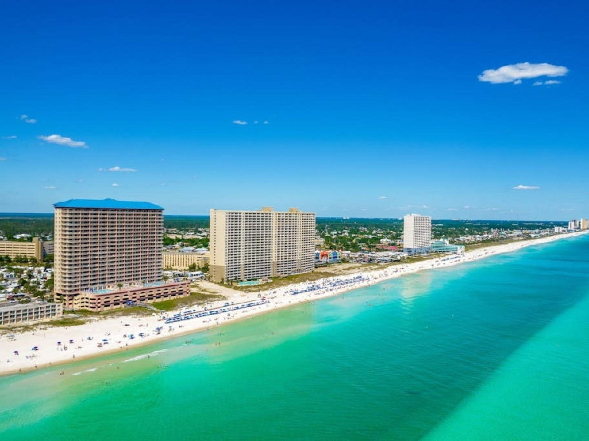 View of Gulf in front of Sunrise Beach Resort