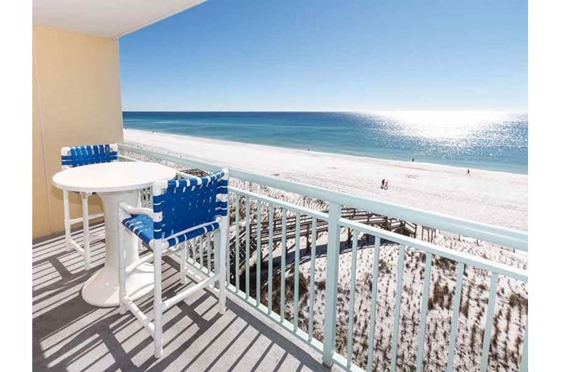 See down the coastline from Pelican Isle Condos in Fort Walton Florida